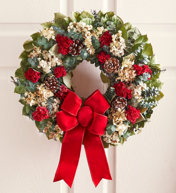Preserved Victorian Holiday Wreath-18"